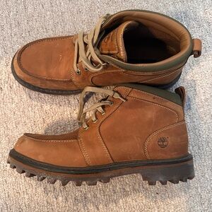 Timberland Brown Boots Rugged Leather Ankle size 11.5